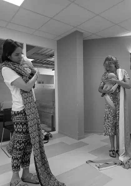 devenir monitrice portage bébé