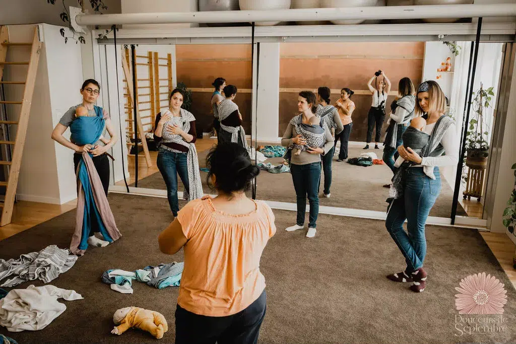 session de formation portage bébé